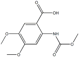 4,5-dimethoxy-2-[(methoxycarbonyl)amino]benzoic acid