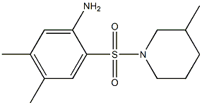 4,5-dimethyl-2-[(3-methylpiperidine-1-)sulfonyl]aniline