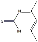 4,6-dimethyl-1,2-dihydropyrimidine-2-thione Structure