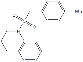 4-[(1,2,3,4-tetrahydroquinoline-1-sulfonyl)methyl]aniline Structure