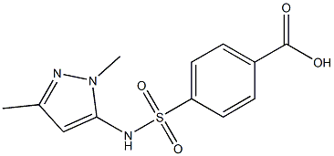 4-[(1,3-dimethyl-1H-pyrazol-5-yl)sulfamoyl]benzoic acid
