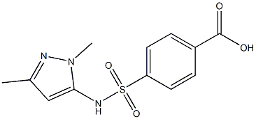  4-[(1,3-dimethyl-1H-pyrazol-5-yl)sulfamoyl]benzoic acid