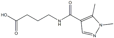 4-[(1,5-dimethyl-1H-pyrazol-4-yl)formamido]butanoic acid|