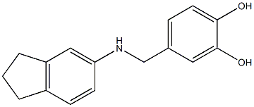 4-[(2,3-dihydro-1H-inden-5-ylamino)methyl]benzene-1,2-diol