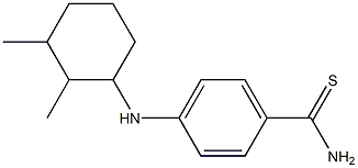 4-[(2,3-dimethylcyclohexyl)amino]benzene-1-carbothioamide