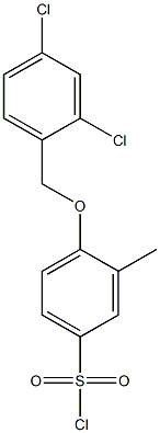 4-[(2,4-dichlorophenyl)methoxy]-3-methylbenzene-1-sulfonyl chloride