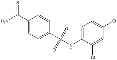 4-[(2,4-dichlorophenyl)sulfamoyl]benzene-1-carbothioamide Structure