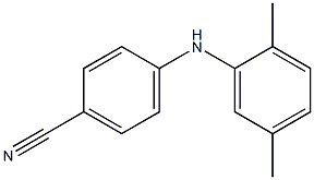4-[(2,5-dimethylphenyl)amino]benzonitrile Structure