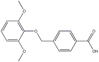 4-[(2,6-dimethoxyphenoxy)methyl]benzoic acid|
