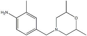 4-[(2,6-dimethylmorpholin-4-yl)methyl]-2-methylaniline