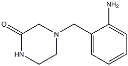 4-[(2-aminophenyl)methyl]piperazin-2-one Structure