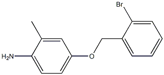 4-[(2-bromobenzyl)oxy]-2-methylaniline Structure