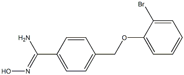 4-[(2-bromophenoxy)methyl]-N'-hydroxybenzenecarboximidamide
