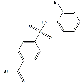 4-[(2-bromophenyl)sulfamoyl]benzene-1-carbothioamide