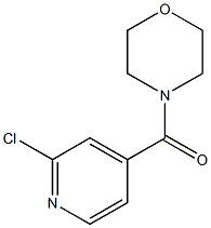 4-[(2-chloropyridin-4-yl)carbonyl]morpholine 化学構造式