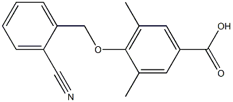 4-[(2-cyanophenyl)methoxy]-3,5-dimethylbenzoic acid