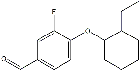 4-[(2-ethylcyclohexyl)oxy]-3-fluorobenzaldehyde Struktur