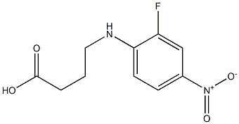 4-[(2-fluoro-4-nitrophenyl)amino]butanoic acid Struktur