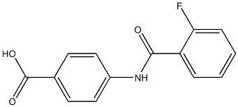 4-[(2-fluorobenzoyl)amino]benzoic acid