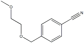 4-[(2-methoxyethoxy)methyl]benzonitrile Structure