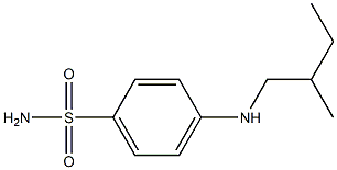 4-[(2-methylbutyl)amino]benzene-1-sulfonamide 结构式