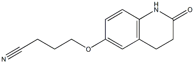 4-[(2-oxo-1,2,3,4-tetrahydroquinolin-6-yl)oxy]butanenitrile Struktur