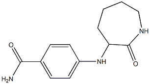 4-[(2-oxoazepan-3-yl)amino]benzamide