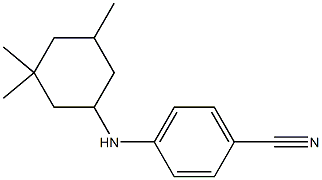 4-[(3,3,5-trimethylcyclohexyl)amino]benzonitrile Structure