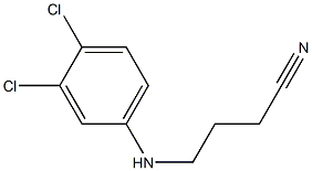 4-[(3,4-dichlorophenyl)amino]butanenitrile 化学構造式