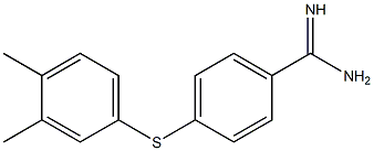 4-[(3,4-dimethylphenyl)sulfanyl]benzene-1-carboximidamide
