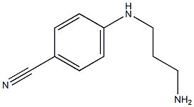 4-[(3-aminopropyl)amino]benzonitrile 结构式