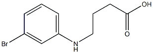 4-[(3-bromophenyl)amino]butanoic acid,,结构式