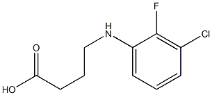 4-[(3-chloro-2-fluorophenyl)amino]butanoic acid