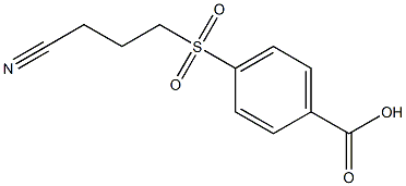 4-[(3-cyanopropyl)sulfonyl]benzoic acid