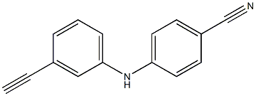 4-[(3-ethynylphenyl)amino]benzonitrile