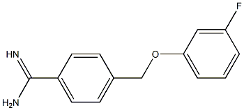 4-[(3-fluorophenoxy)methyl]benzenecarboximidamide