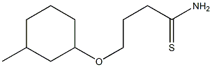 4-[(3-methylcyclohexyl)oxy]butanethioamide