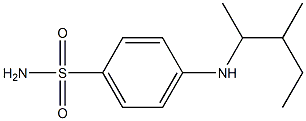 4-[(3-methylpentan-2-yl)amino]benzene-1-sulfonamide