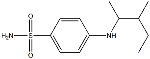  4-[(3-methylpentan-2-yl)amino]benzene-1-sulfonamide