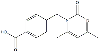  4-[(4,6-dimethyl-2-oxopyrimidin-1(2H)-yl)methyl]benzoic acid