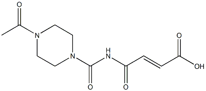 4-[(4-acetylpiperazin-1-yl)carbonylamino]-4-oxobut-2-enoic acid