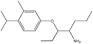  4-[(4-aminoheptan-3-yl)oxy]-2-methyl-1-(propan-2-yl)benzene