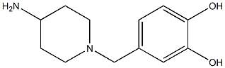 4-[(4-aminopiperidin-1-yl)methyl]benzene-1,2-diol Structure