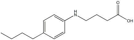 4-[(4-butylphenyl)amino]butanoic acid Struktur