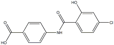 4-[(4-chloro-2-hydroxybenzene)amido]benzoic acid