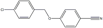 4-[(4-chlorophenyl)methoxy]benzonitrile Struktur