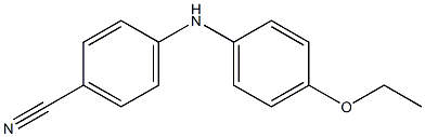 4-[(4-ethoxyphenyl)amino]benzonitrile,,结构式