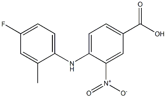 4-[(4-fluoro-2-methylphenyl)amino]-3-nitrobenzoic acid