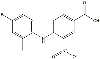  4-[(4-fluoro-2-methylphenyl)amino]-3-nitrobenzoic acid