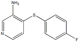 4-[(4-fluorophenyl)sulfanyl]pyridin-3-amine Struktur
